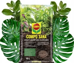 Compo Sana Substrat för gröna växter och palmer 10L Torv, perlit, agrosil, kalk Compo Sana