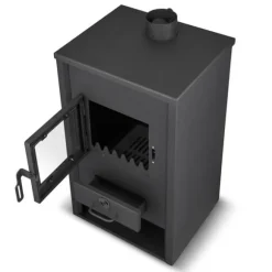 CV Vedkamin - stål - fristående - 15kw