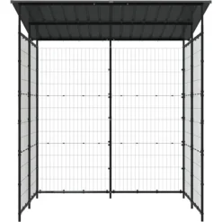 Cykelskjul 190x190x222 cm stål svart