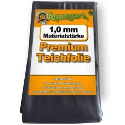 Dammliner PVC 10 m x 2 m 1,0 mm Svart Garden dammliner