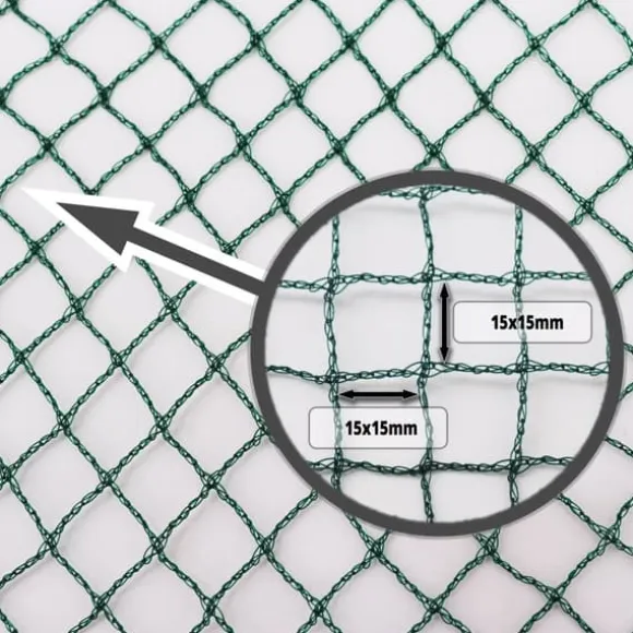 Dammnät 22 m x 16 m Lövnät Nät Lövskyddsnät robust
