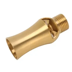 Dammspridare Vattenfontänmunstycke Koppar Istorn Kaskad Cederträ Spruthuvud För Trädgårdsdamm G1/2in Utvändig Gänga 7.1cm