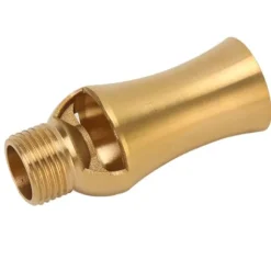 Dammspridare Vattenfontänmunstycke Koppar Istorn Kaskad Cederträ Spruthuvud För Trädgårdsdamm G1/2in Utvändig Gänga 7.1cm