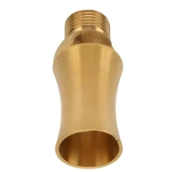 Dammspridare Vattenfontänmunstycke Koppar Istorn Kaskad Cederträ Spruthuvud För Trädgårdsdamm G1/2in Utvändig Gänga 7.1cm