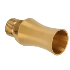 Dammspridare Vattenfontänmunstycke Koppar Istorn Kaskad Cederträ Spruthuvud För Trädgårdsdamm G1/2in Utvändig Gänga 7.1cm