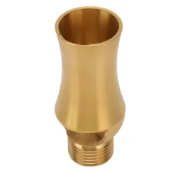 Dammspridare Vattenfontänmunstycke Koppar Istorn Kaskad Cederträ Spruthuvud För Trädgårdsdamm G1/2in Utvändig Gänga 7.1cm