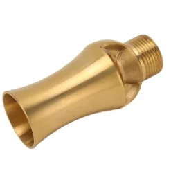 Dammsprinkler Vattenfontänmunstycke Koppar Ice Tower Cascade Cedar Sprayhuvud för trädgårdsdamm G1/2 G3/4 Universal 9,5 cm