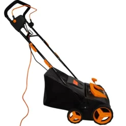 Dammsugare för Konstgräsmatta Konstgräs Dammsugare Grästvätt Elektrisk Löv / Kvist Sop Självgående 380mm Utomhus 50L Uppsamlingskorg 12m Kabel 12,2kg | CDON