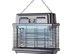 DAN DRYER Insektsdödare CRI CRI (309), industriell modell med galvaniserat stålgaller, aktionsradie 10-12 m, 230V, 45W, IPX3, 360x160x320 mm.