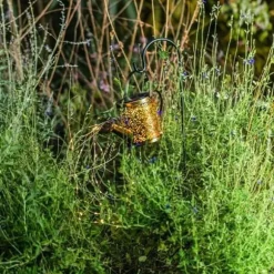 Dekorativ LED-solcellsfyr för växt - LUMISKY - ARROSY - H78 cm - Vattenkannaformad