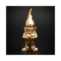 Dekorativ staty - BLOGO DESIGN - Blogo - Färg guld - Dimensioner 5x12 cm - Nutida stil