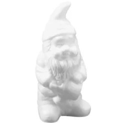 Dekorativ tomte i polystyren, 28 cm