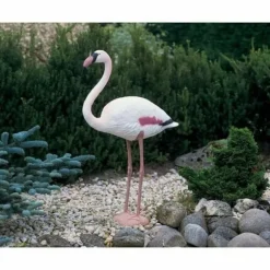 Dekorativ Trädgårdsfigur Ubbink Harts Rosa flamingo