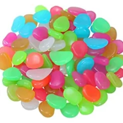 Dekorativa stenar - Noctilucent - 200 stycken - Lyser i mörkret - Polystyren - 2-3 cm