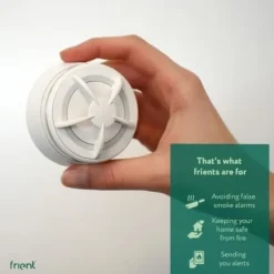 Den smarta värmesensorn FRIENT gör att du kan få avstånds- och realtidsvarningar vid början av en brand i ditt.