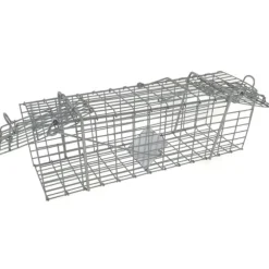 Djurfälla 2 dörrar hopfällbar 31 x 11 x 11 cm