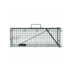 Djurfälla i stål - vidaXL - 61x20x21,5 cm - Grön - Hållbar - Väderbeständig