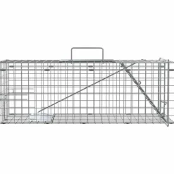 Djurfälla i stål - vidaXL - 61x20x21,5 cm - Antracit - Väderbeständig