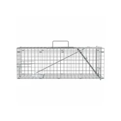 Djurfälla i stål - vidaXL - 61x20x21,5 cm - Antracit - Väderbeständig