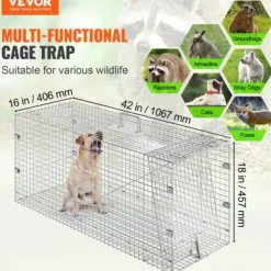 Djurfälla, 106,7x40,6x45,7 cm, Human, Galvaniserat järn