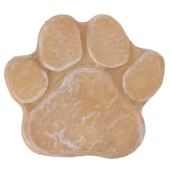 Dog Memorial Stone DIY Pawprint Lettering - Pet Grave Marker för utomhusträdgård - Sandy Yellow