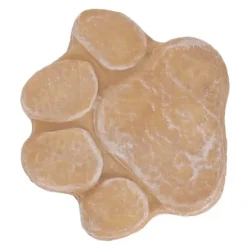 Dog Memorial Stone DIY Pawprint Lettering - Pet Grave Marker för utomhusträdgård - Sandy Yellow