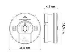 Dubbel rök- och kolmonoxiddetektor K10SCO