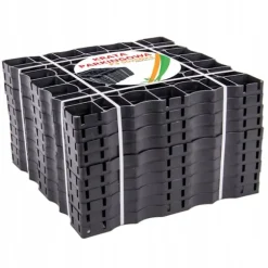 ECO trädgårdsspaljé, parkering, uppfart, 50x50x3cm, 10 st. GEOKRATA, svart