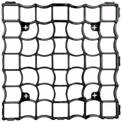 ECO trädgårdsspaljé, parkering, uppfart, 50x50x3cm, 10 st. GEOKRATA, svart