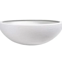 EDA Graphit tvättställskruka Ø59cm - Kapacitet 39L - Cerused vit