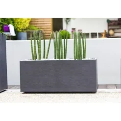 EDA Jardiniere Graphit - 99,5 x 39 x 43 cm - 97,6 L - Antracitgrå