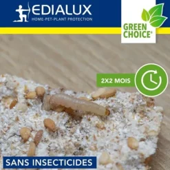 Edialux matmalfälla med feromonattraherande medel, giftfri lösning för matskydd