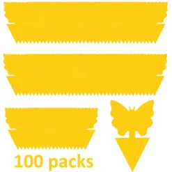 Effektiva flugfångare med klister - 100 pack