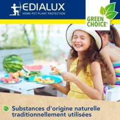 Ekologisk anti-geting, bålgeting och flugpaket med återanvändbar fälla och naturligt flytande matbete 500 ml, Edialux