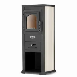 EKONOMIK LUX Modern Vedspis - Stilfull, Effektiv Uppvärmning för Hem