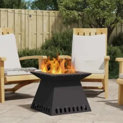 Eldstad Svart 48 x 48 x 40 cm Stål