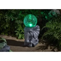 Elefantklot i harts och glas