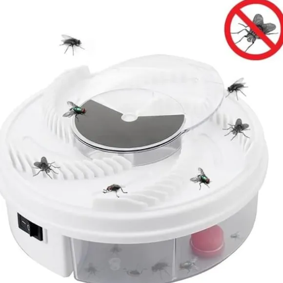 Elektrisk flugfälla för insekter, insektsavvisande, skadedjursavvisande, roterande, icke-giftig med fångst av A188