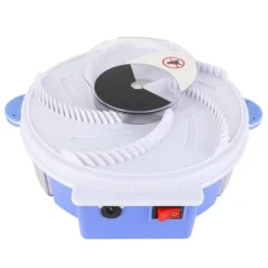 Elektrisk flugfälla USB-laddning Tyst 360° Automatisk flugsnappare för Kök Hotell Restaurang Kantinfamilj