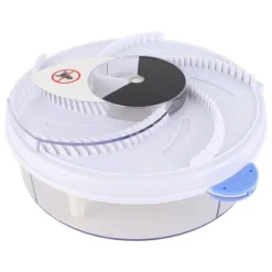 Elektrisk flugfälla USB-laddning Tyst 360° Automatisk flugsnappare för Kök Hotell Restaurang Kantinfamilj