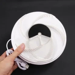 Elektrisk flugfångare - ANTI-INSEKTSLAMPA - USB-laddare - Miljövänlig - Lätt att rengöra - 18x18x7cm