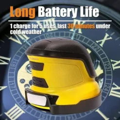 Elektrisk Isskrapa, Snöborste för Bil, Skonsam för Lack, Vintertillbehör för Bilen, Snöröjning och Avisning, Uppladdningsbar, Perfekt för Vindruta