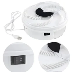 Elektrisk rotation Automatisk mute flugfälla-enhet med fångstmat USB-kabel-CY G019A JET1618