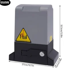 Elektrisk skjutgrindsöppnare - MD370/MD550/MD750 - 220V - 370–750 W - 6 m skena - upp till 800–1600 kg - Ljusgul