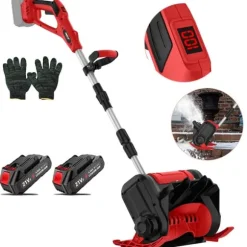 Elektrisk Snöplog, Sladdlös Drift, Ergonomisk Design,EU, Elektrisk, 2 Batteri