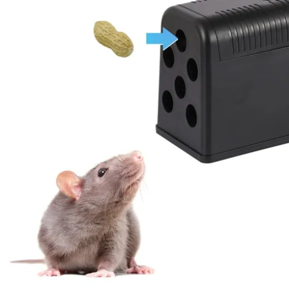 Elektrisk stötfälla för gnagare med intelligent högspänningsskyddsbrytare