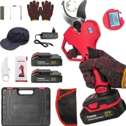 Elektriska Beskärningssaxar, Borstlös Motor, Ergonomisk Design,1000W 50mm