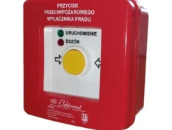 Elektromet Brand tryckknapp n/t 2 spår 12A R-Z självverkande diod röd/grön 230V AC/230V AC PPWP-3s A/4 904404