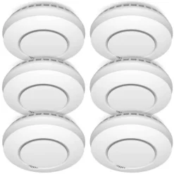 ELRO ansluter FZ5002R trådlös rökdetektor med värmesensor - 6 delar