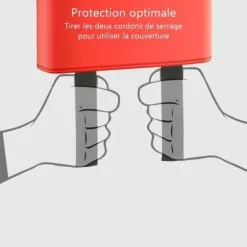 ELRO FB1300 Brandfilt - Stel - 1,2M x 1,2M